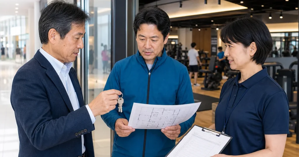 FIT365イオンモール大垣 M&A事例の単店舗承継を解説するイメージ